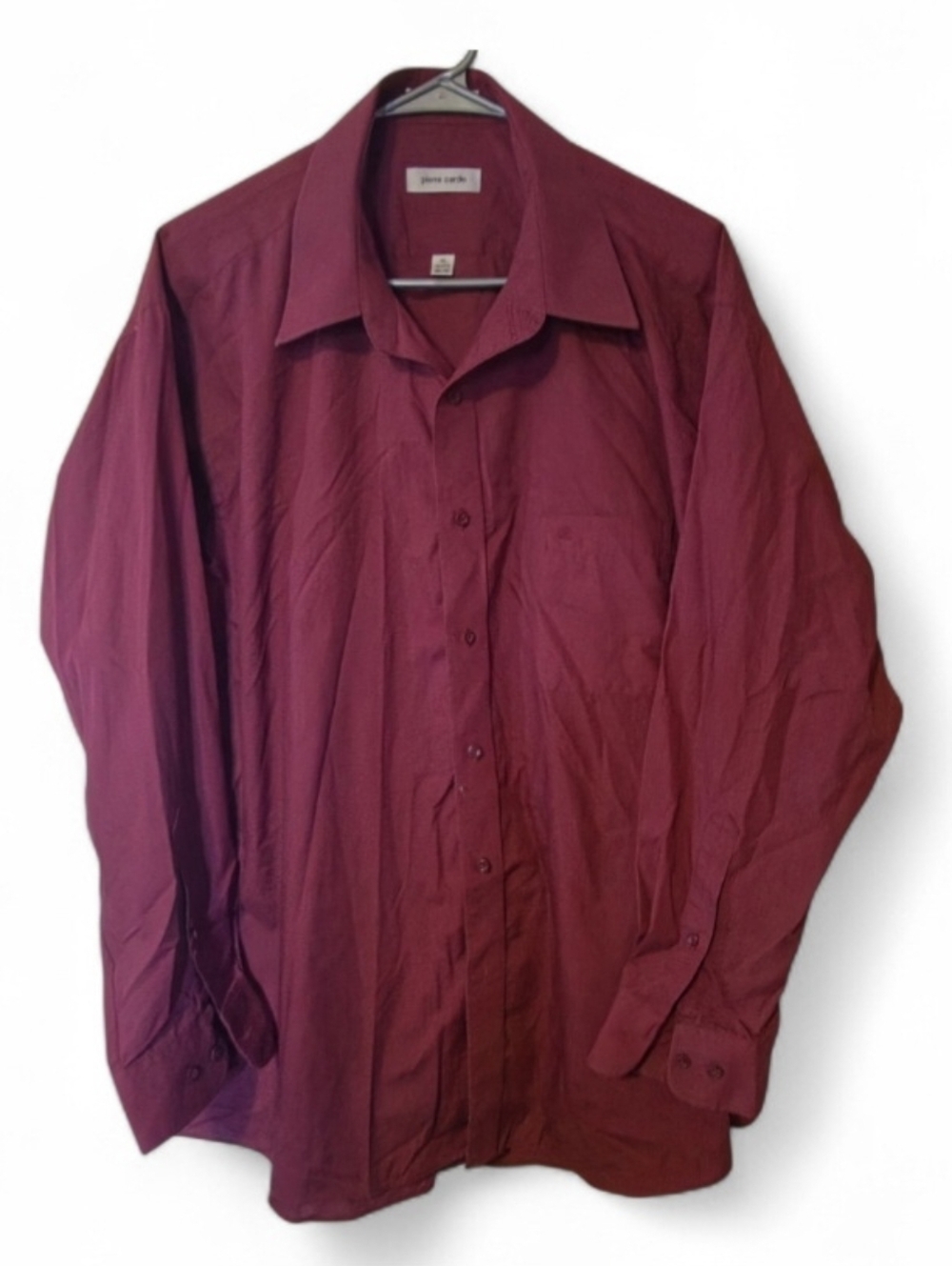 Men's Button-Down Shirt in Deep Wine